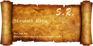 Strobel Rita névjegykártya